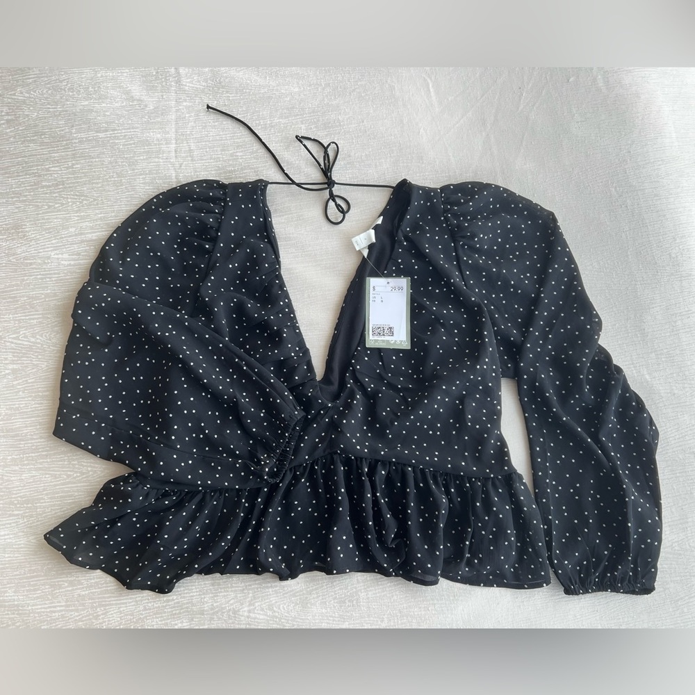 H&M Peplum Blouse